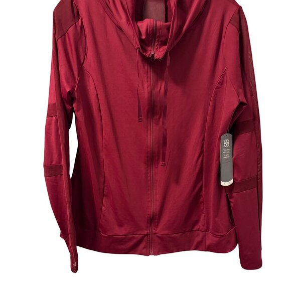 Daisy Fuentes Athletic Zip Up Jacket With Mesh Panels Activewear Sz M jacket. NW - Picture 3 of 12